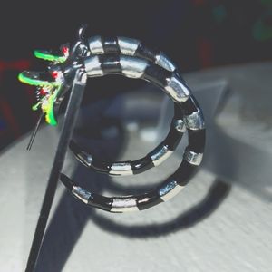 Beetlejuice earrings